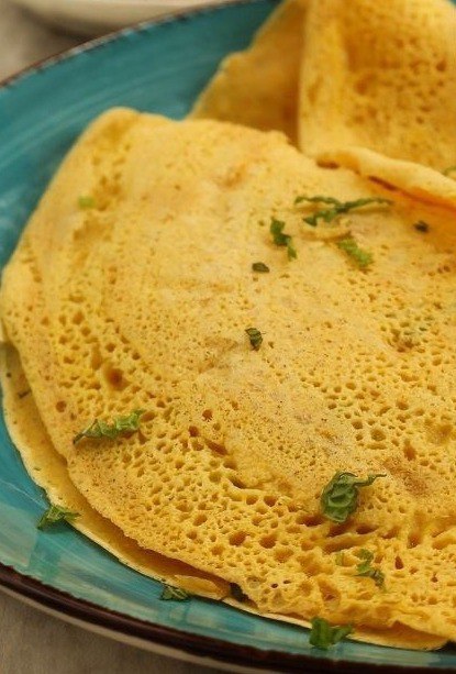 Naleśniki z mąki z ciecierzycy